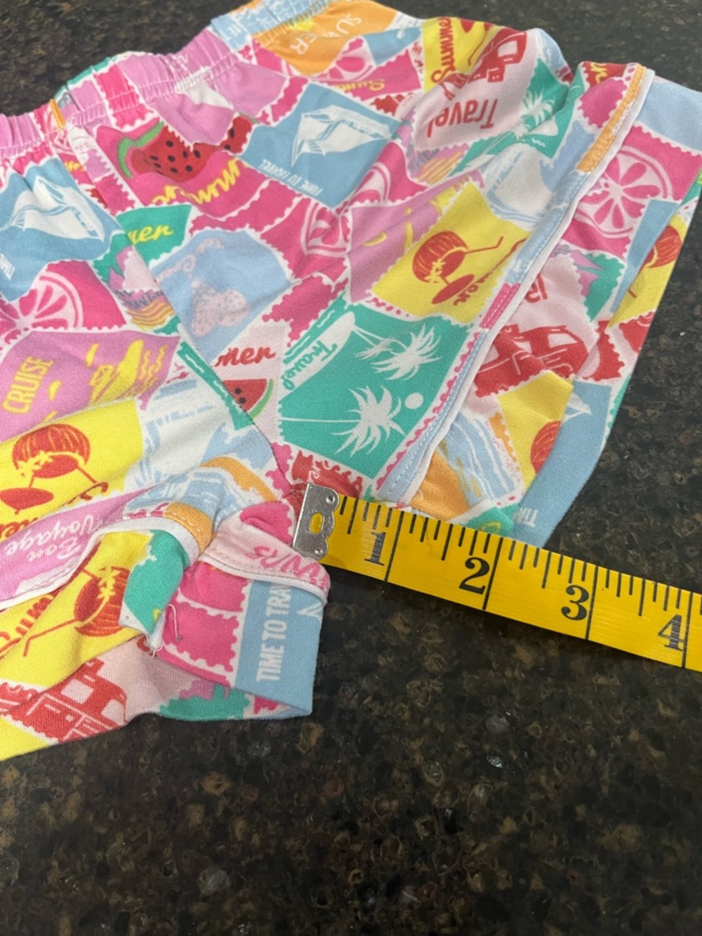Happy Threads SET Pink Summer Fun Short Sleeve & Shorts Pajamas Little Girls - Picture 8 of 8